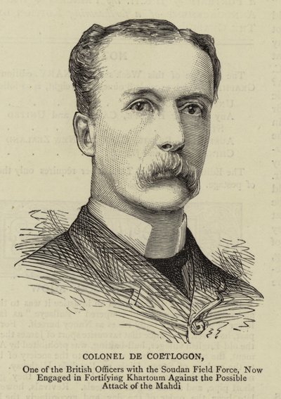 Pułkownik de Coetlogon autorstwa English School